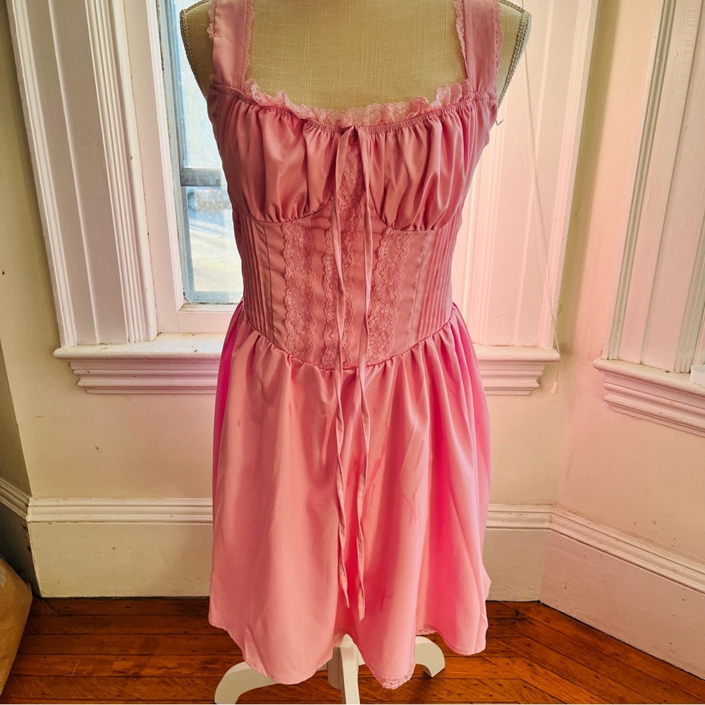 SHEIN Pink Mini Dress
